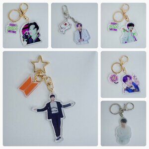 Set of 6 BTS Jungkook Keychains